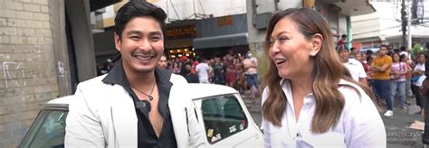 Coco Martin on the set of Batang Quiapo .